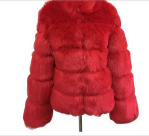 The Nadia Hooded Fur Coat